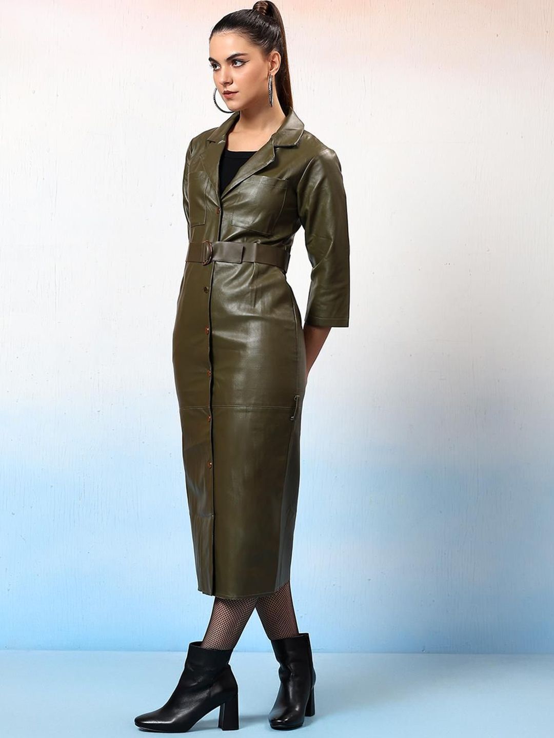 Kotty Single-Breasted Longline Overcoat