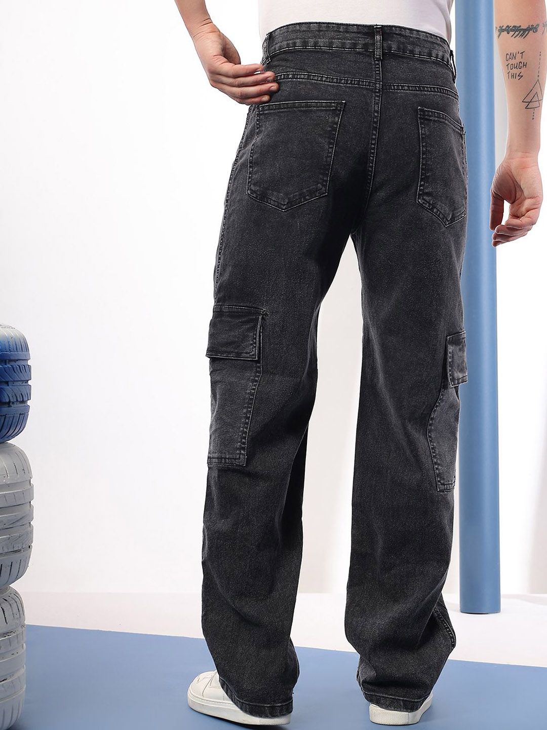 Kotty Men Comfort Regular Fit Mid-Rise Stretchable Jeans