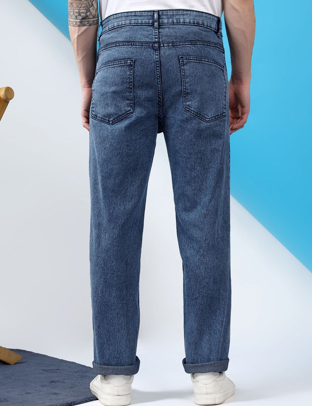 Kotty Men Slim Fit Low-Rise Stretchable Jeans