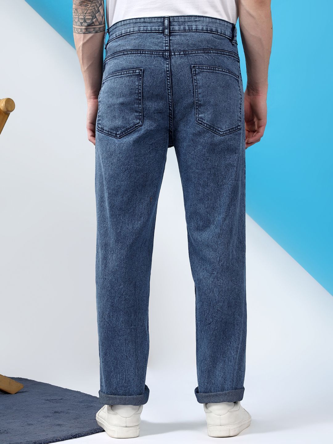 Kotty Men Slim Fit Low-Rise Stretchable Jeans