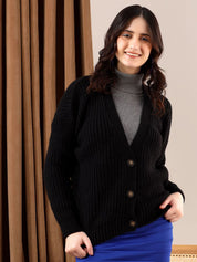 Kotty Women Ribbed Cardigan