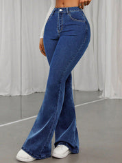 Kotty Women Bootcut Mid-Rise Stretchable Jeans