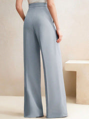 Kotty Women Wide Leg High-Rise Easy Wash Pleated Trousers