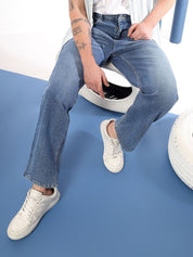 Kotty Men Comfort Regular Fit Mid-Rise Stretchable Jeans