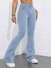 Kotty Women Bootcut High-Rise Stretchable Jeans