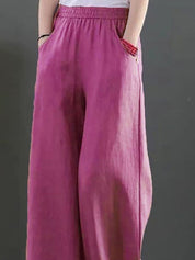 Kotty Women Loose Fit High-Rise Trousers