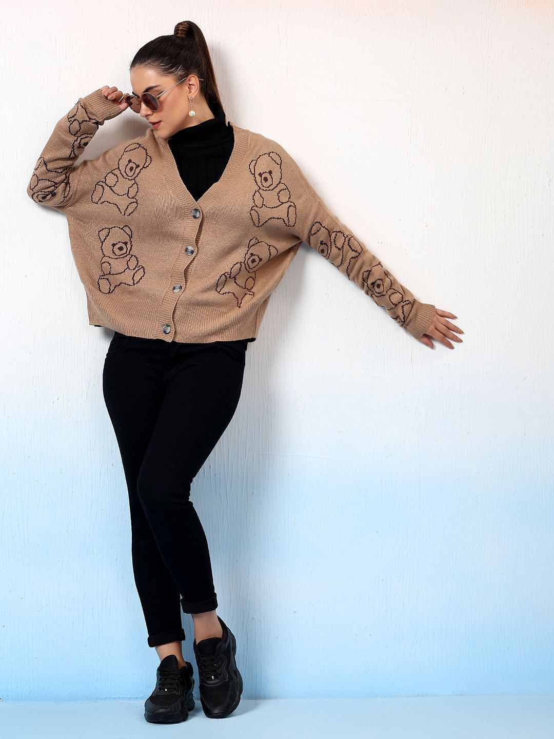 Kotty Women Printed Cardigan