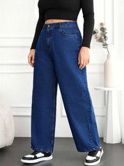 Kotty Women Premium Cotton Relaxed Denim Jeans