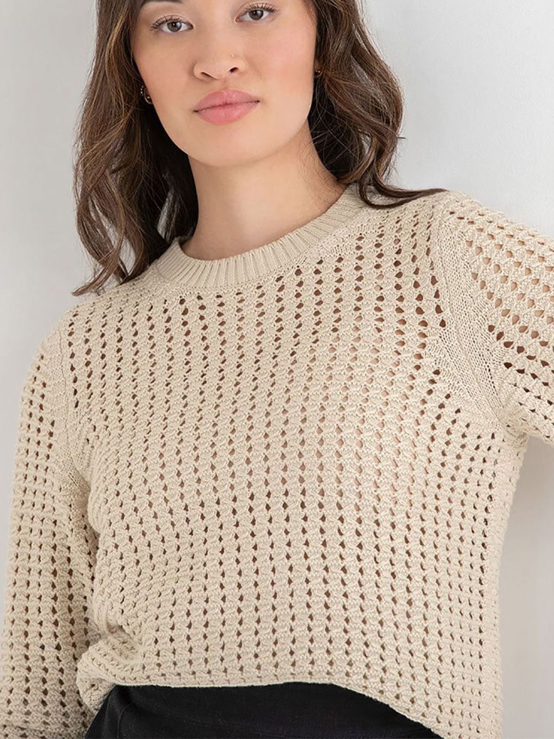 Kotty Women Long Sleeves Round Neck Pullover