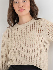 Kotty Women Long Sleeves Round Neck Pullover