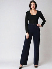 Kotty Scoop Neck Long Sleeves Thermal T-shirt With Trousers