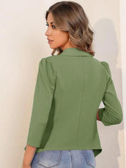 Kotty Double-Breasted Crop Blazer