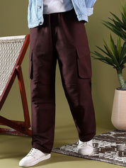 Kotty Men Relaxed Easy Wash Cargos Trousers
