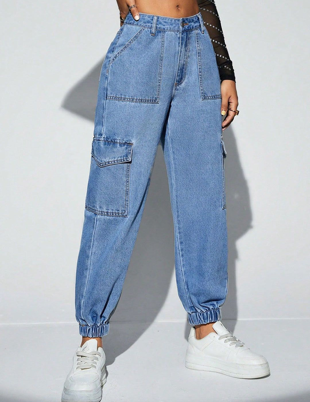 Kotty Women Jean Jogger High-Rise Stretchable Jeans