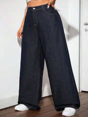 Kotty Women Wide Leg High-Rise Stretchable Jeans