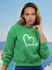 Kotty Women Typography Printed Long Sleeves Sweatshirt