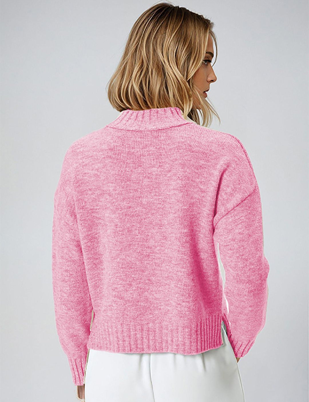 Kotty Women Mock Collar Pullover Sweaters