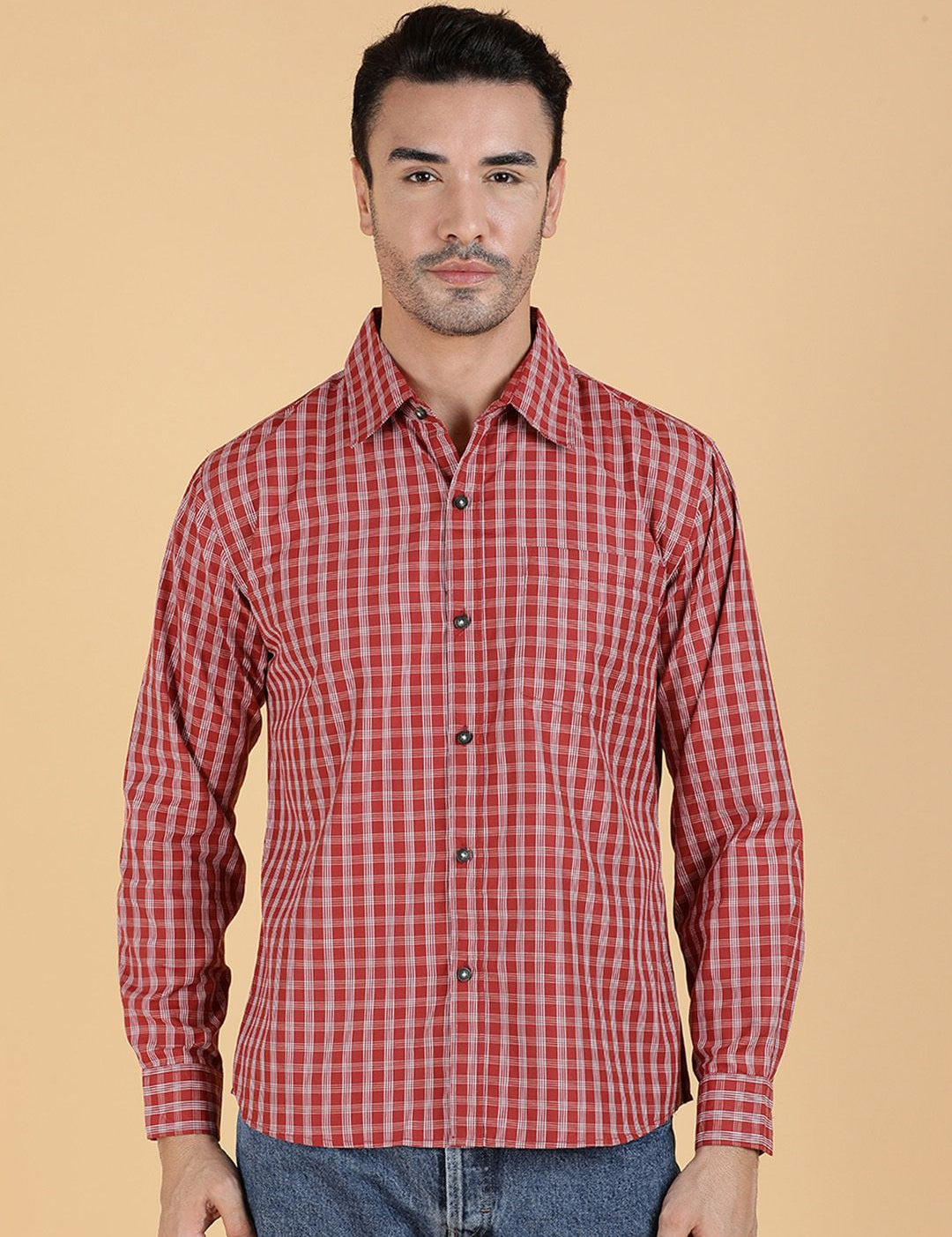 Kotty Men Relaxed Spread Collar Graphic Printed Casual Shirt