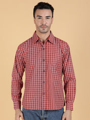 Kotty Men Relaxed Spread Collar Graphic Printed Casual Shirt