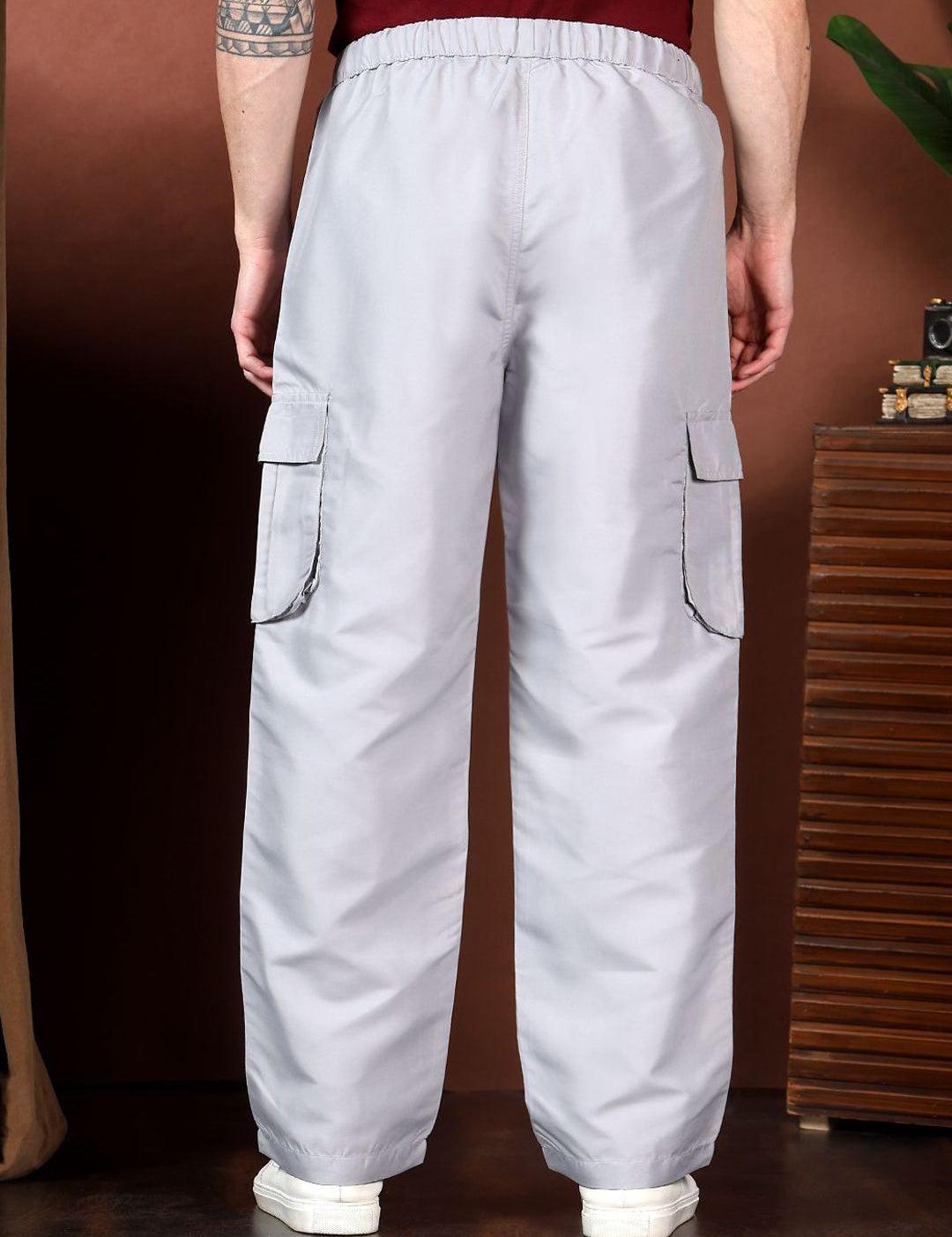 Kotty Men Relaxed Easy Wash Cargos Trousers