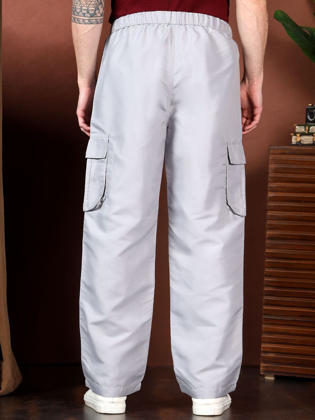 Kotty Men Relaxed Easy Wash Cargos Trousers