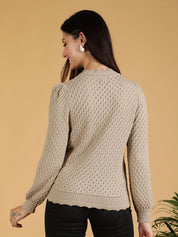 Kotty Women Round Neck Long Sleeves Pullover