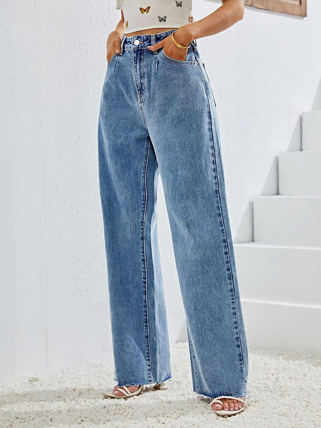 Kotty Women Flared High-Rise Stretchable Jeans