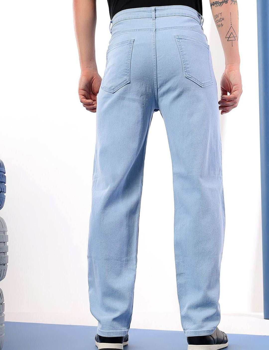 Kotty Men Comfort Fit Mid-Rise Stretchable Jeans