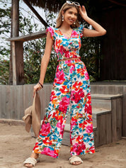 Kotty Floral Printed Top With Trouser 