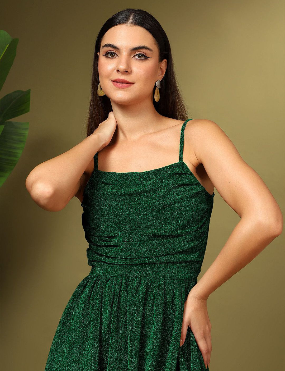 Kotty Embellished Fit & Flare Dress