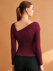 Kotty Women V-Neck Regular Fitted Top