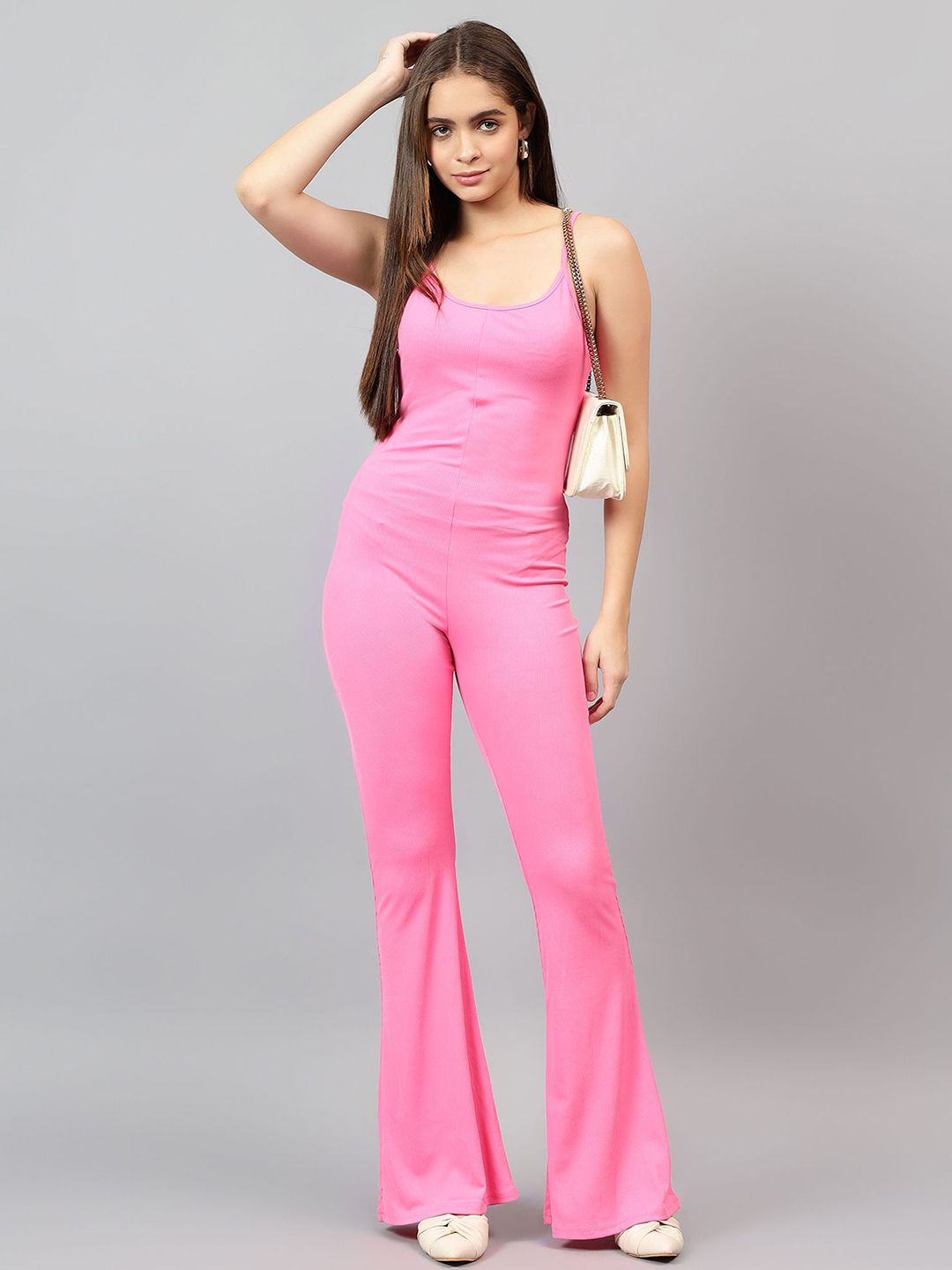 Kotty Women Scoop Neck Basic Jumpsuit
