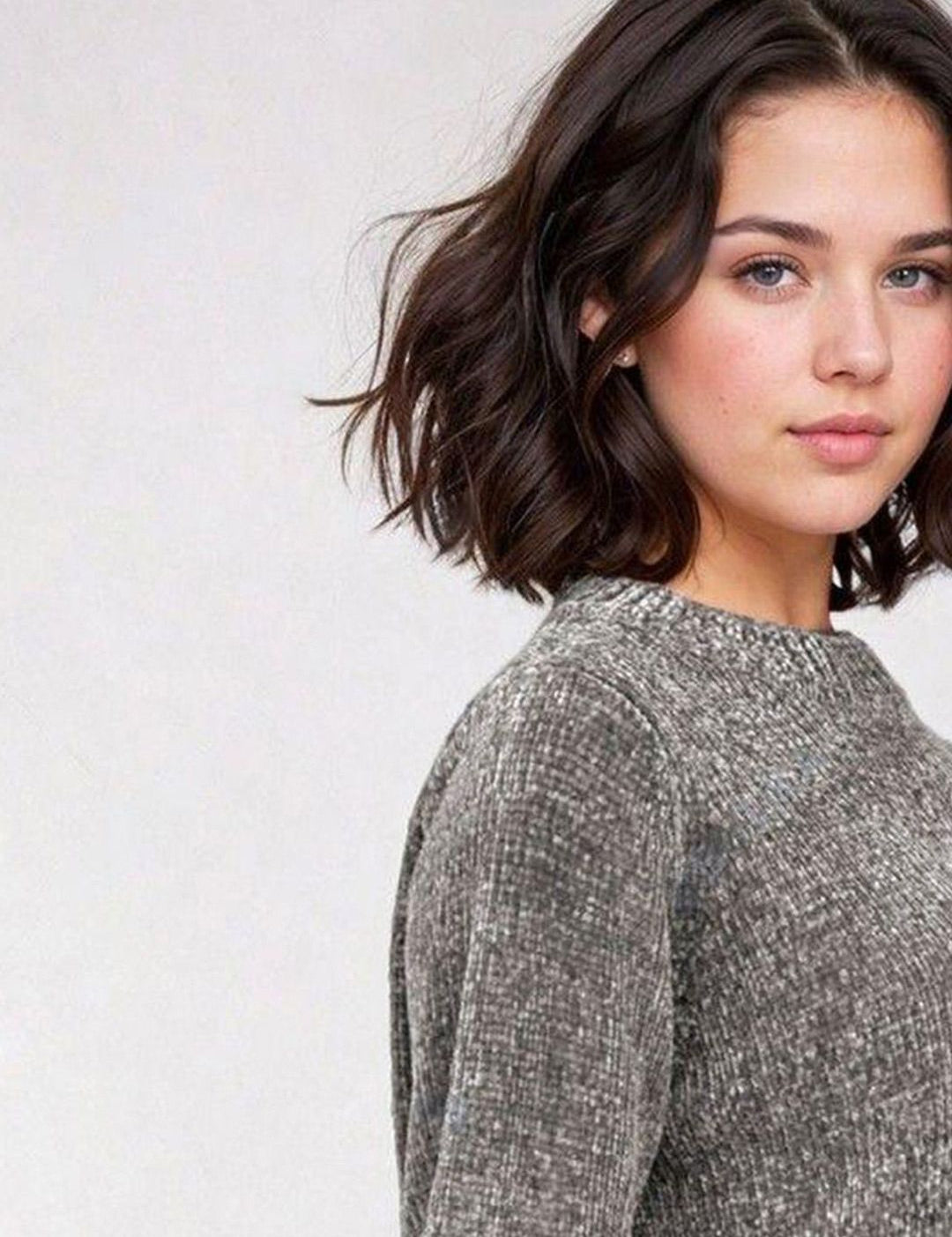 Kotty Women Self Design Long Sleeves Pullover Sweater 