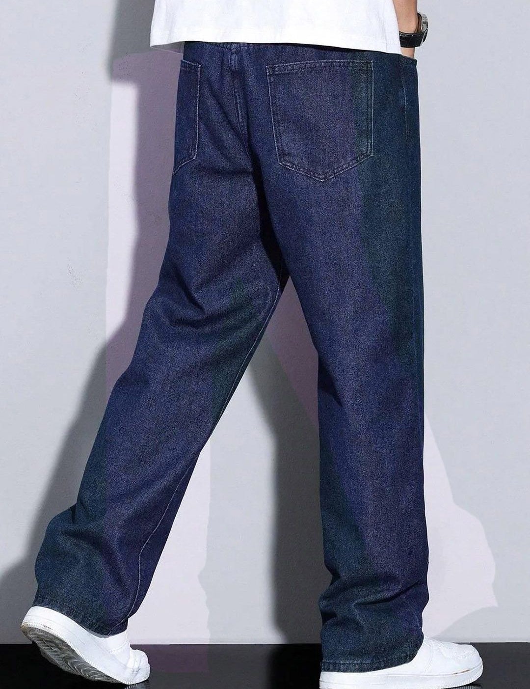 Kotty Men Relaxed Fit Mid-Rise Stretchable Jeans