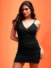 Kotty Solid Bodycon Mini Dress