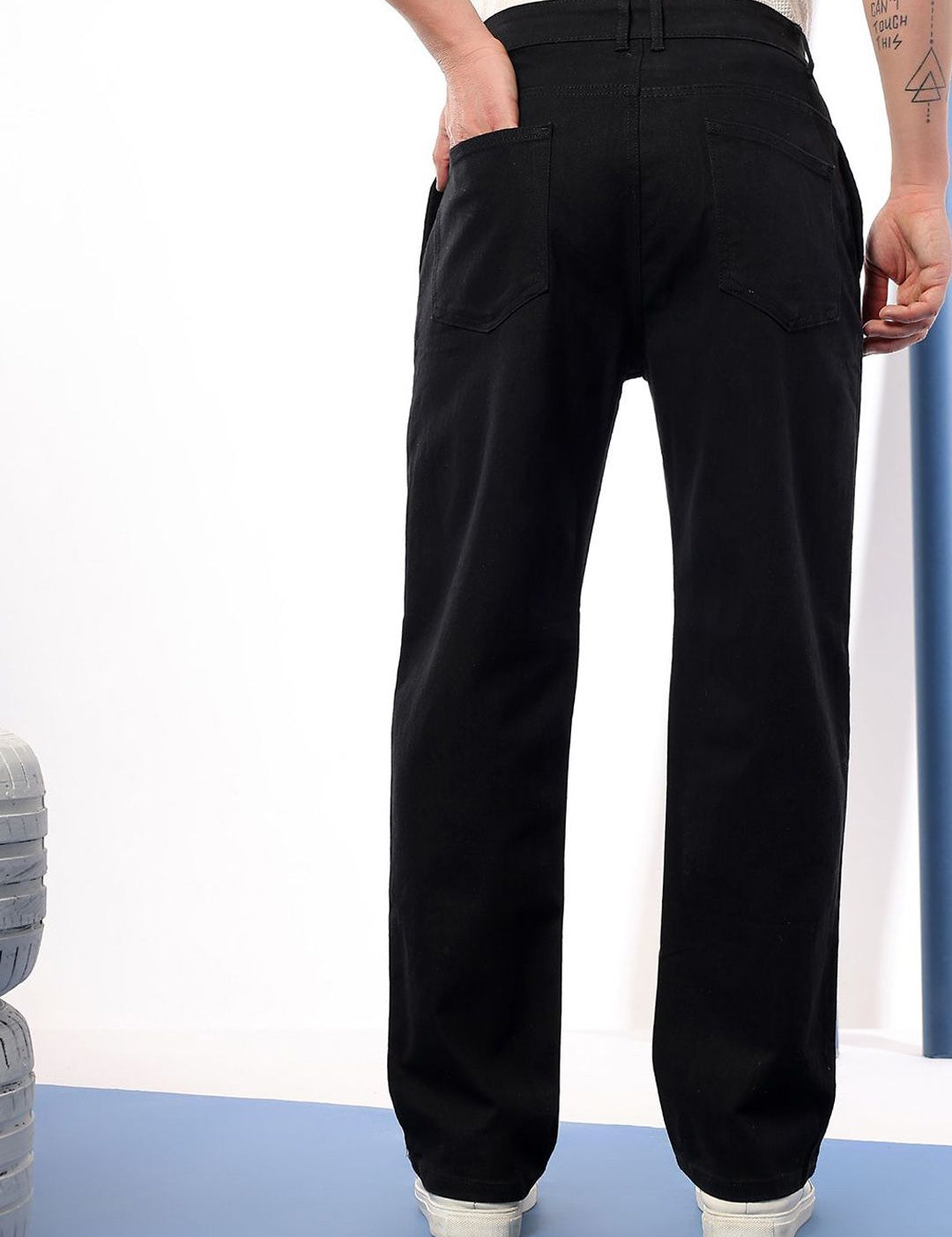 Kotty Men Comfort Regular Fit Mid-Rise Stretchable Jeans