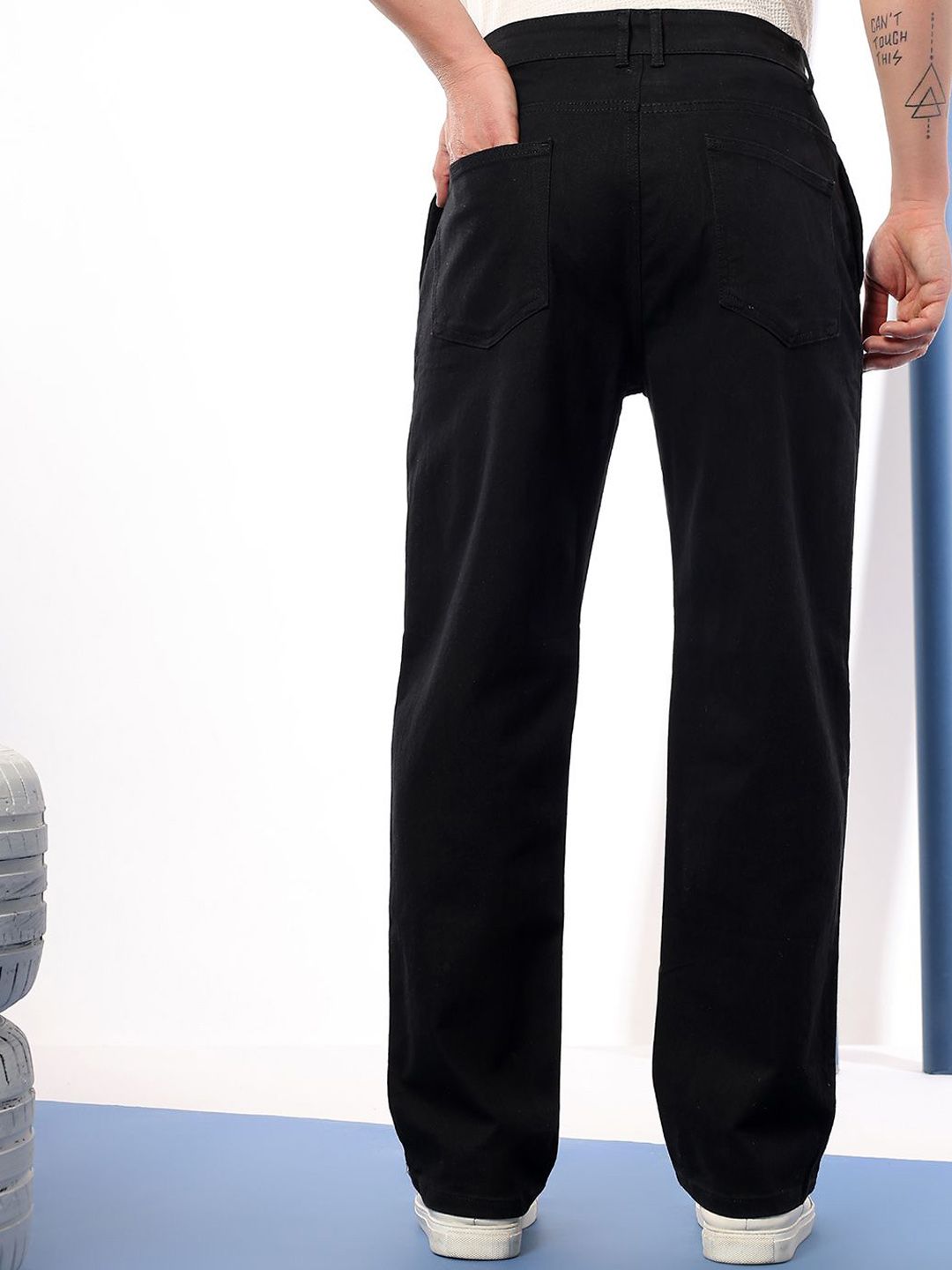 Kotty Men Comfort Regular Fit Mid-Rise Stretchable Jeans