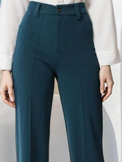 Kotty Women Straight Fit High-Rise Trousers