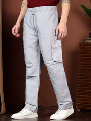 Kotty Men Relaxed Easy Wash Cargos Trousers