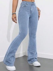 Kotty Women Bootcut High-Rise Stretchable Jeans