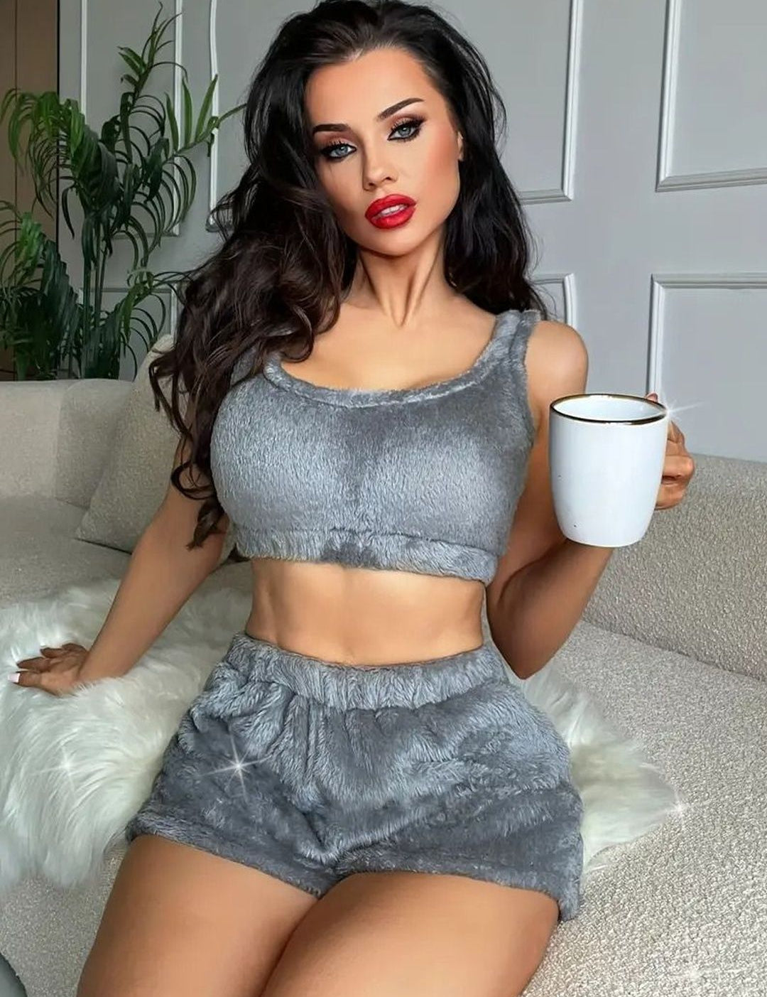 Kotty Round Neck Night Suit