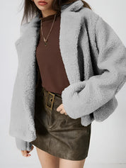 Kotty Lightweight Open Front Lapel Collar Jacket