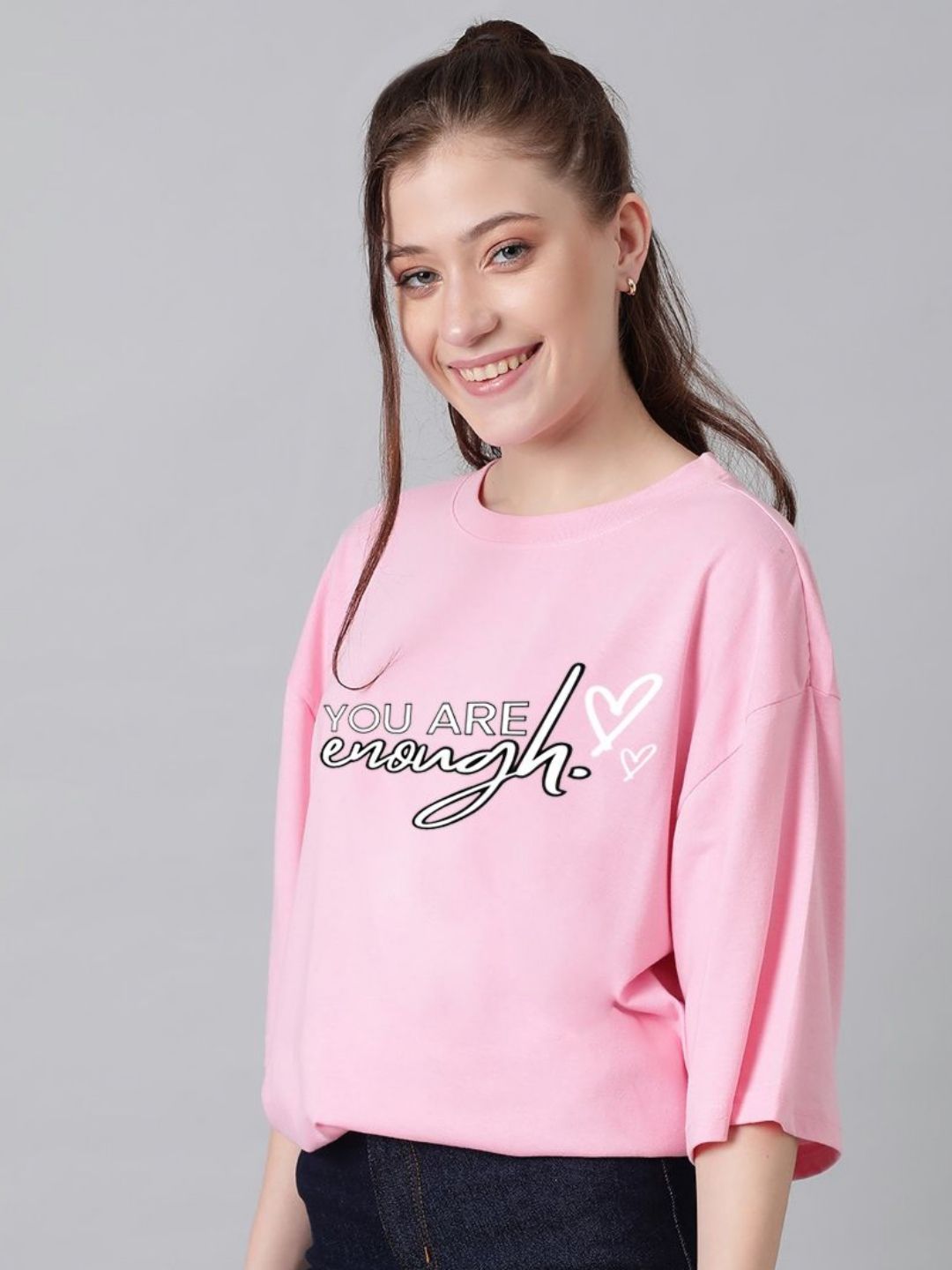 Kotty Women Typography Printed T-shirt