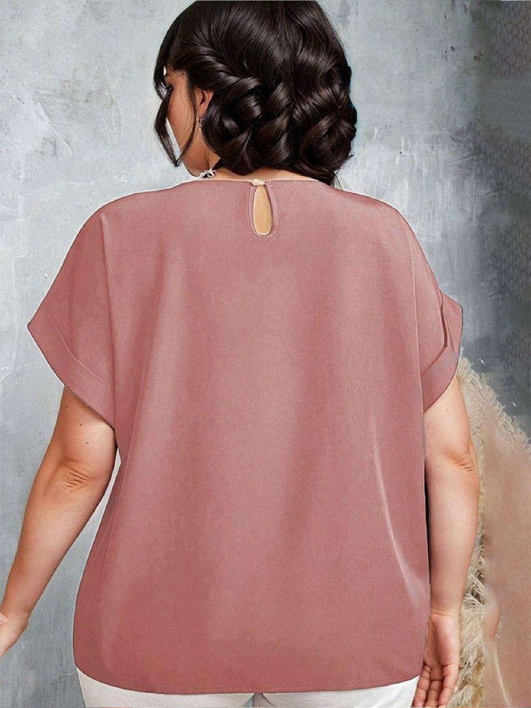 KOTTY Roll-Up Sleeves Top