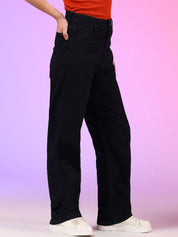 Kotty Women Straight Fit High-Rise Stretchable Jeans