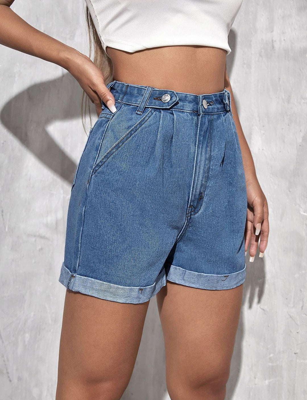 Kotty Women High-Rise Denim Shorts
