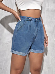 Kotty Women High-Rise Denim Shorts