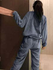 Kotty Round Neck Top With Pyjamas