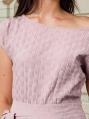 Kotty Women One Shoulder Sheath Mini Dress