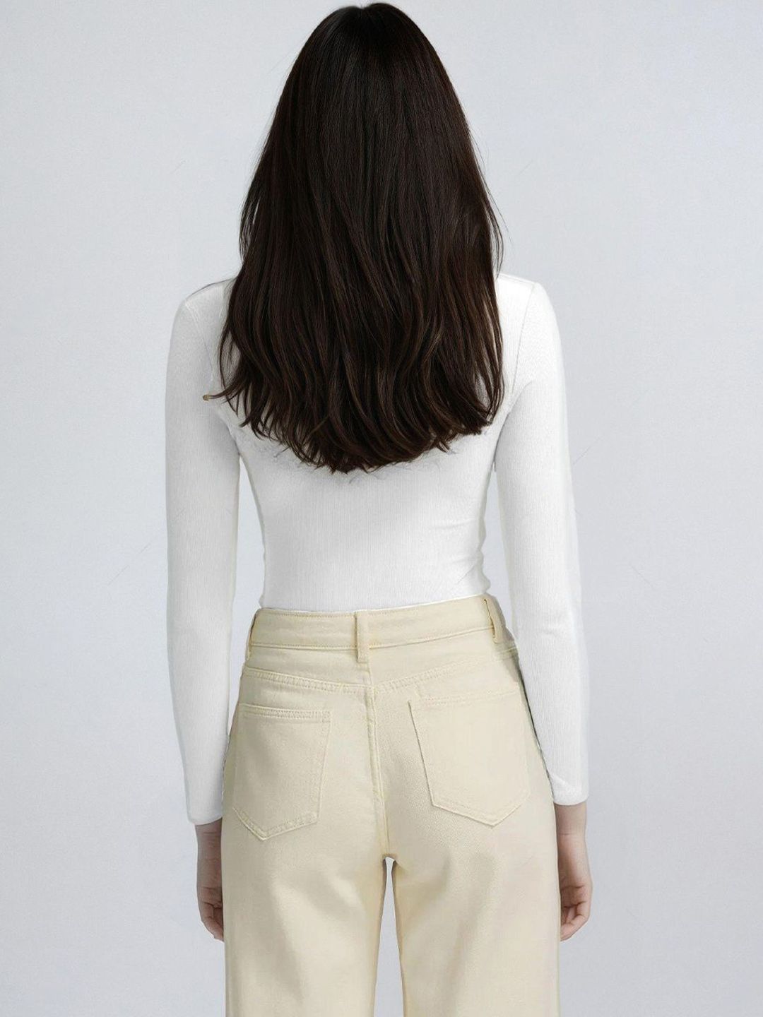 Kotty White and Maroon Scoop Neck T-Shirt with Trouser